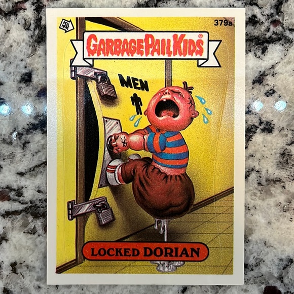 Rare 1987 Topps Garbage Pail Kids Locked Dorian sticker card. - Picture 1 of 6
